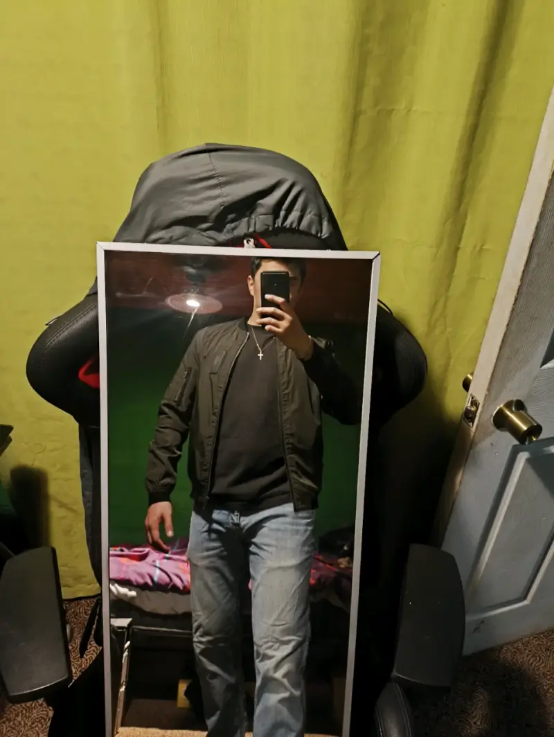 Chaqueta bomber Zara verde para hombre - 1
