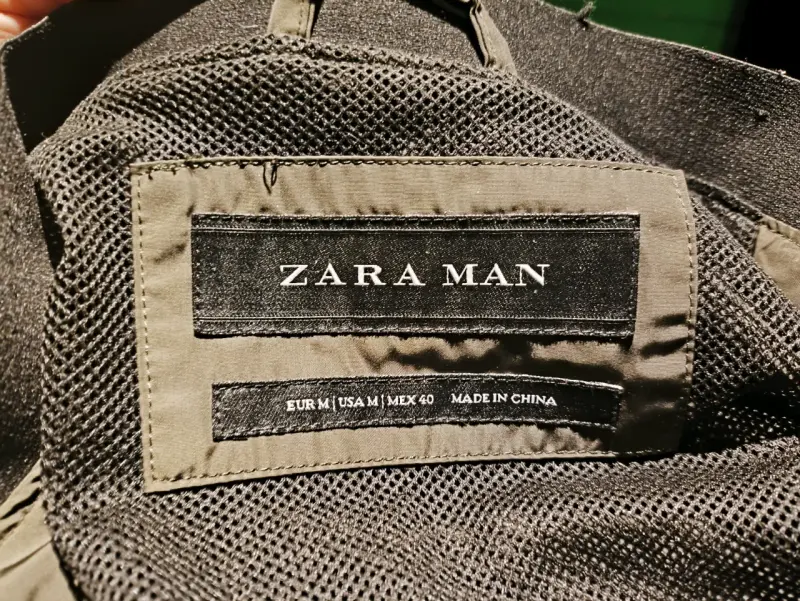 Chaqueta bomber Zara verde para hombre - 6