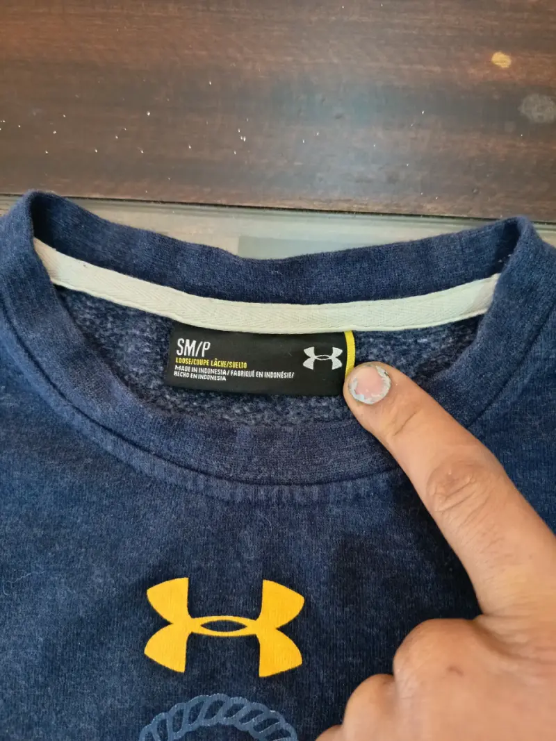 Polerón azul Under Armour talla S-M - 2