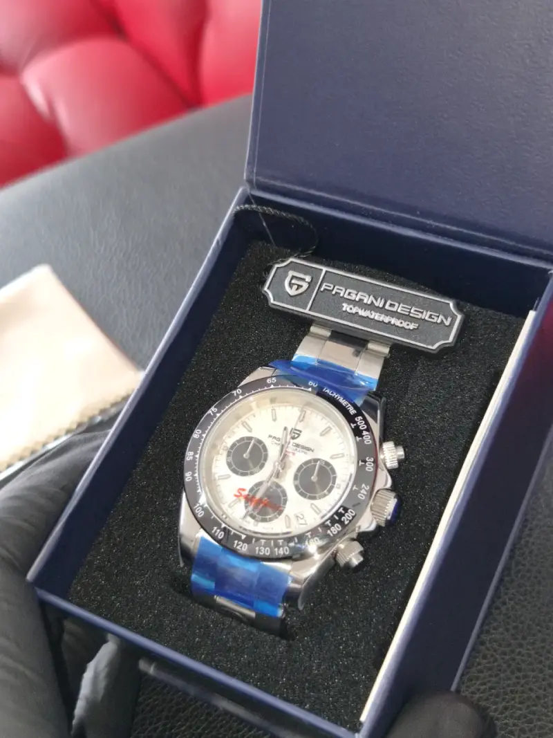 Reloj cronógrafo Pagani Design resistente al agua - 4