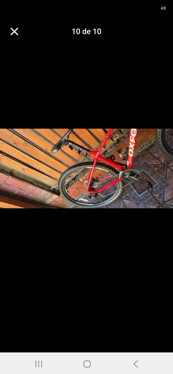 Bicicleta Oxford roja de montaña en buen estado - 3