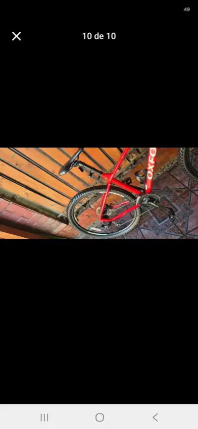 Bicicleta Oxford roja de montaña en buen estado - miniatura 3