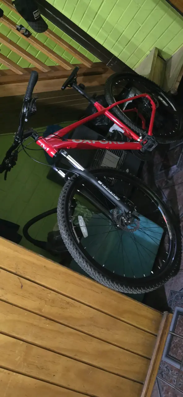 Bicicleta Oxford roja de montaña en buen estado - 4