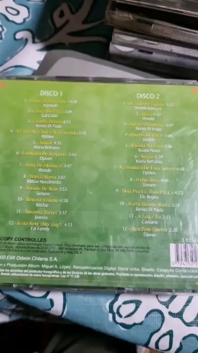 CD 24 Brasileños Inmortales con canciones clásicas - miniatura 3