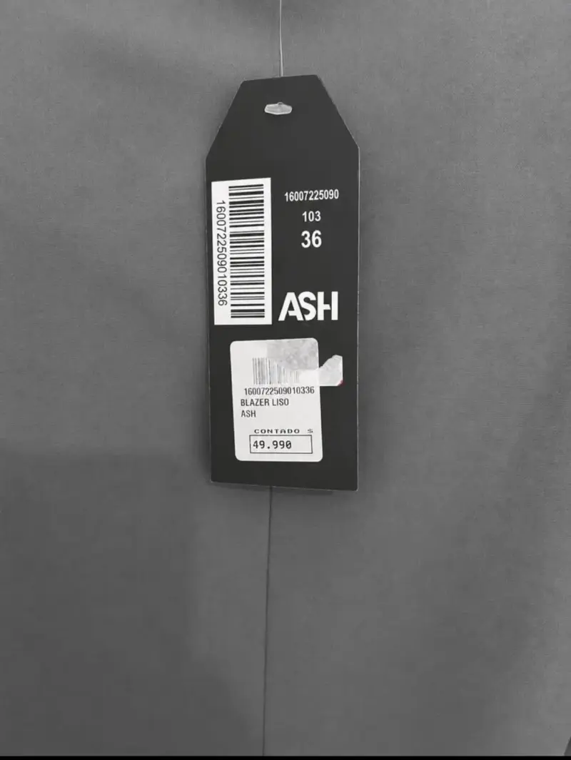 Blazer gris elegante para mujer ASH talla 36 - 2