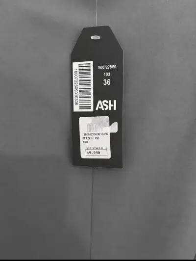Blazer gris elegante para mujer ASH talla 36 - miniatura 2