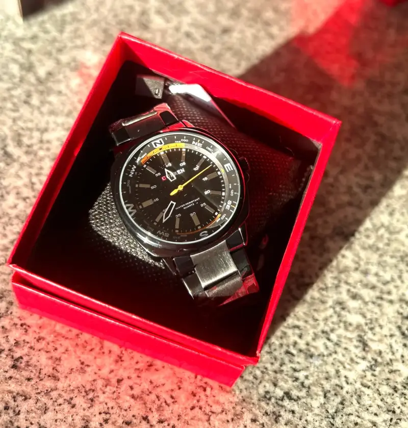 Reloj Curren de acero inoxidable con caja - 2