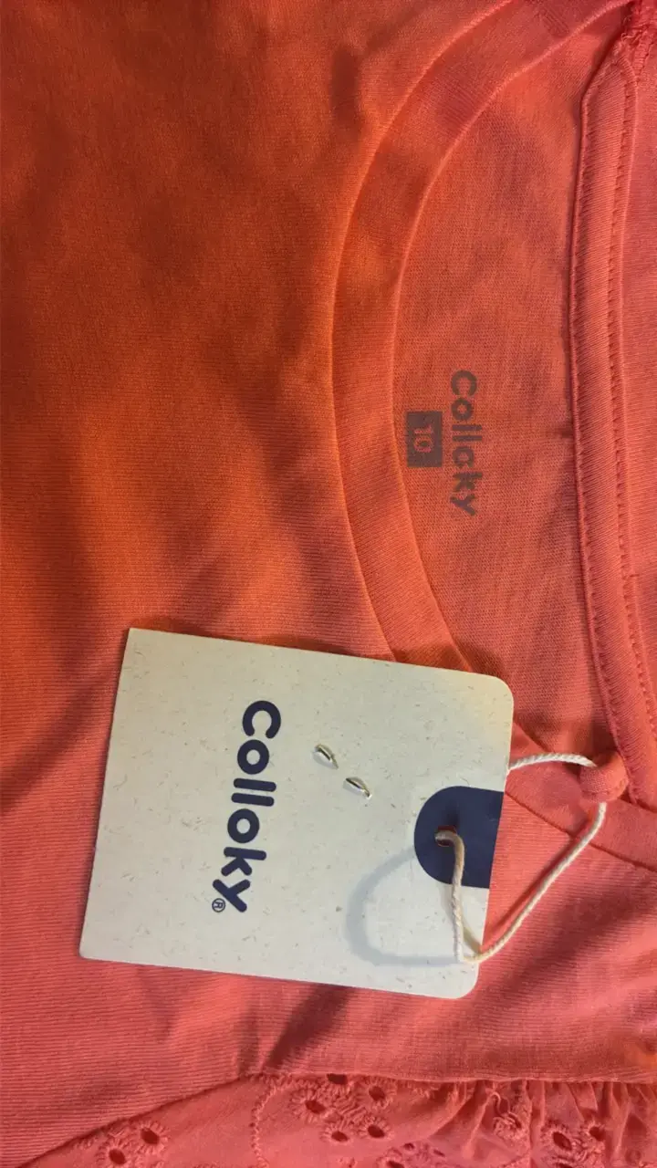 Polera manga corta coral para niña Colloky - 3