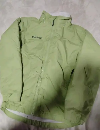 Chaqueta verde Columbia para mujer - miniatura 1