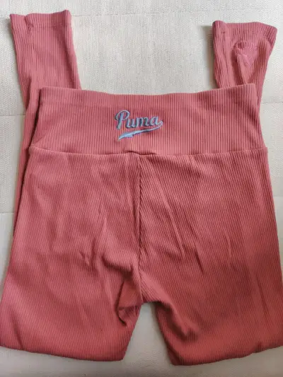 Leggings deportivos rosados Puma para mujer - miniatura 2