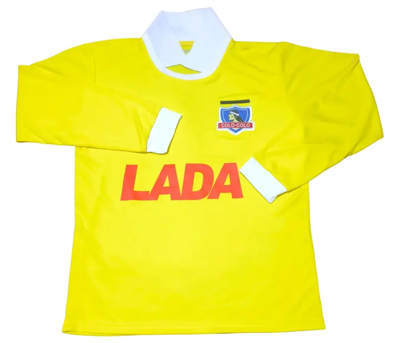 Camiseta amarilla de fútbol Colo-Colo retro - 2