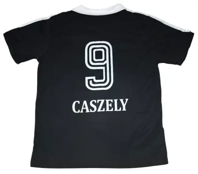Camiseta retro Colo-Colo Caszely negra - miniatura 1