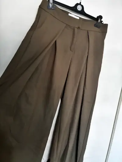 Pantalón sastre marrón Sybilla para mujer - miniatura 6