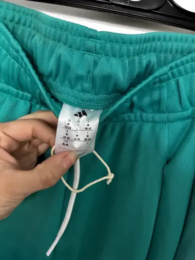Pantalones deportivos anchos turquesa Adidas - miniatura 5
