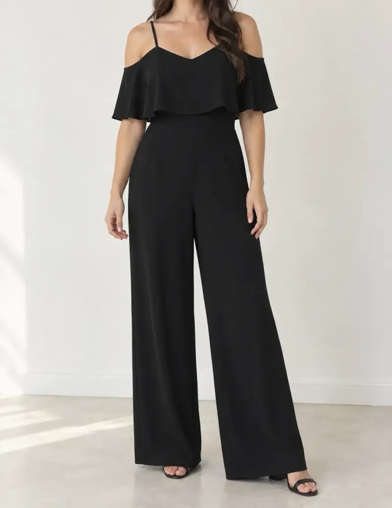 Enterito negro elegante para mujer - 2