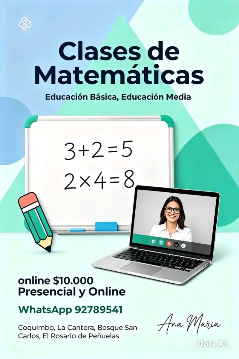 Clases de Matemáticas Presenciales y Online - 1