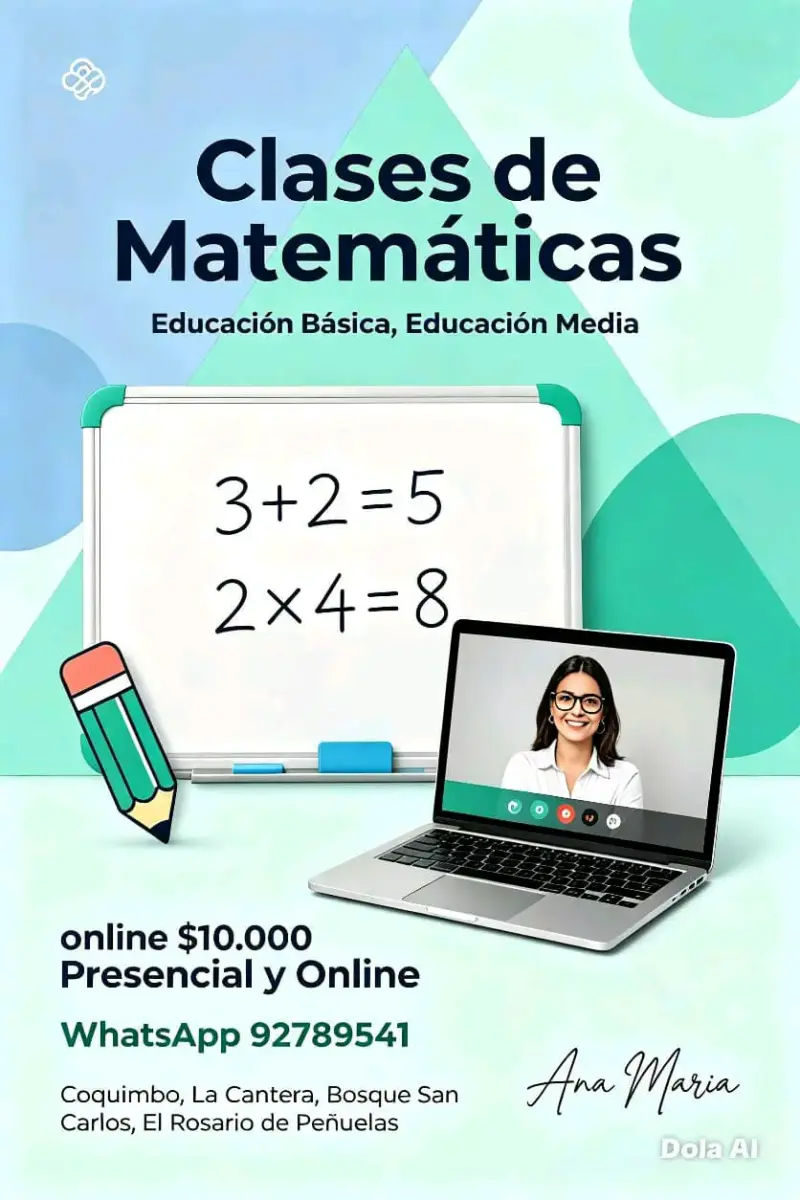 Clases de Matemáticas Presenciales y Online - 2