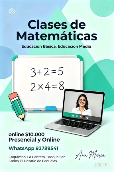 Clases de Matemáticas Presenciales y Online - miniatura 2