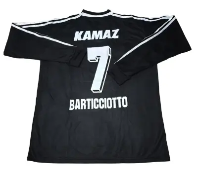 Camiseta de fútbol Colo-Colo negra retro - miniatura 1
