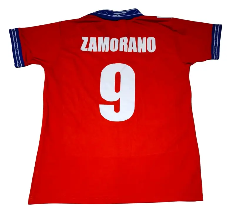 Camiseta Roja Reebok Chile Zamorano 9 - 1