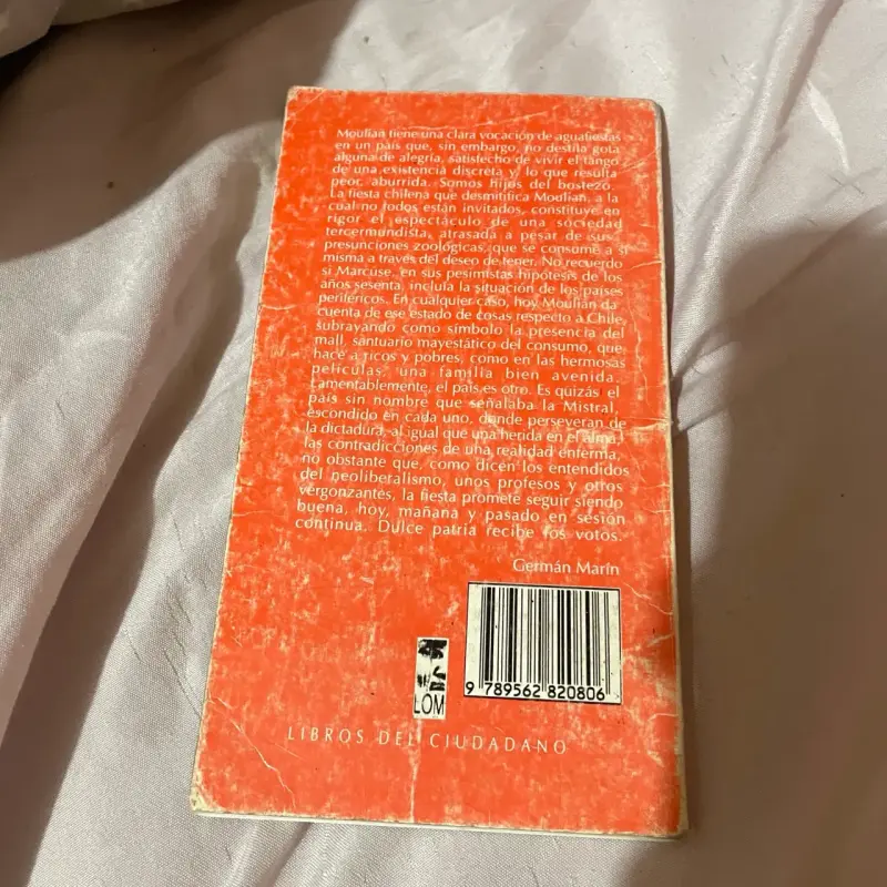 Libro 'El Consumo Me Consume' de Tomás Moulian - 4
