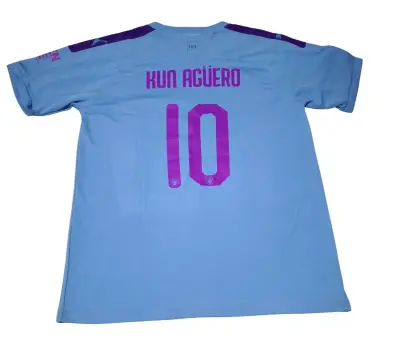 Camiseta Manchester City Kun Agüero 10 - miniatura 1