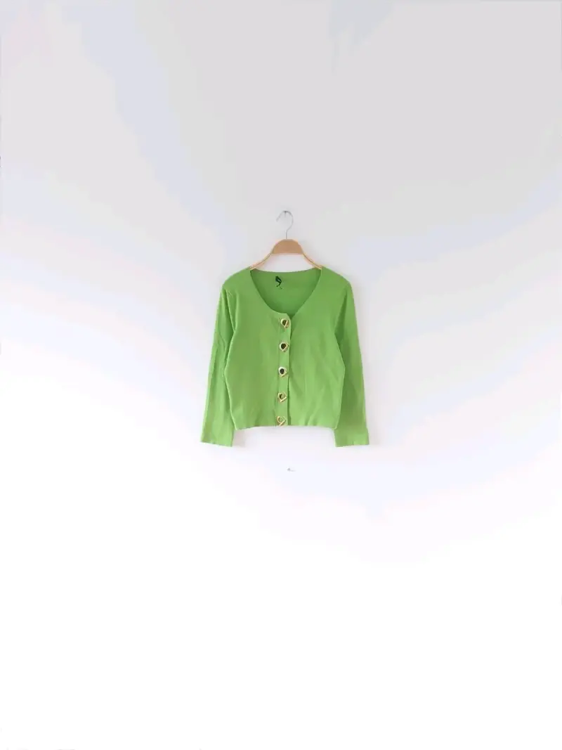 Cardigan verde claro - 2