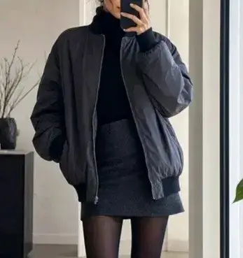 Chaqueta Bomber oversize - miniatura 1
