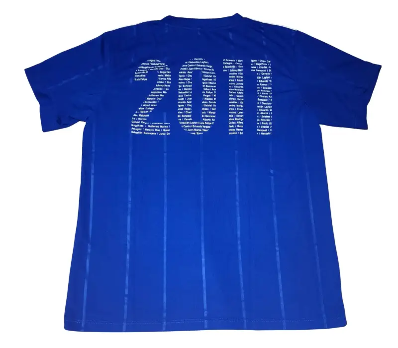 Camiseta Adidas Universidad de Chile 2011 Azul - 1