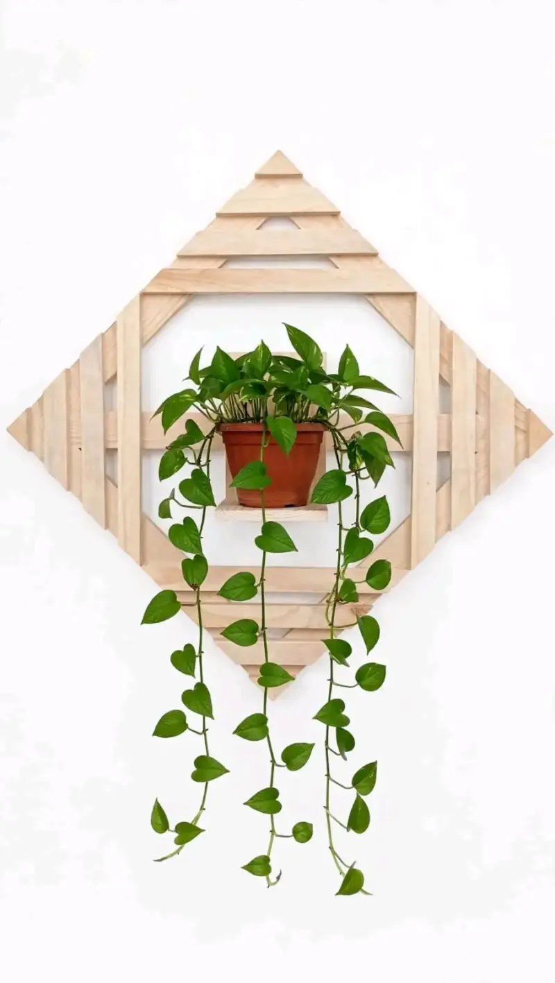 Macetero de madera para plantas - 2