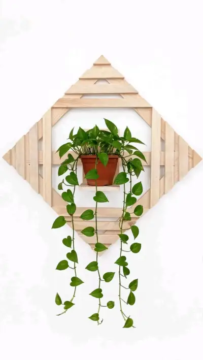 Macetero de madera para plantas - miniatura 2