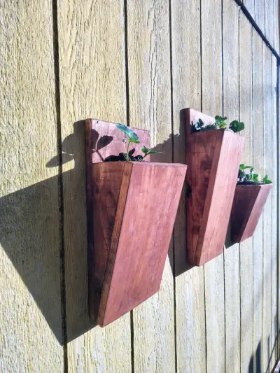 Macetero de madera para plantas - miniatura 6