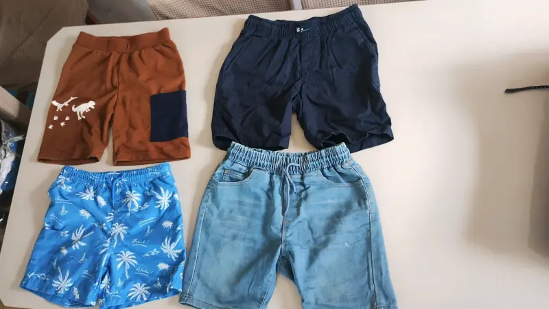 Set de shorts para niños variados 6y 8