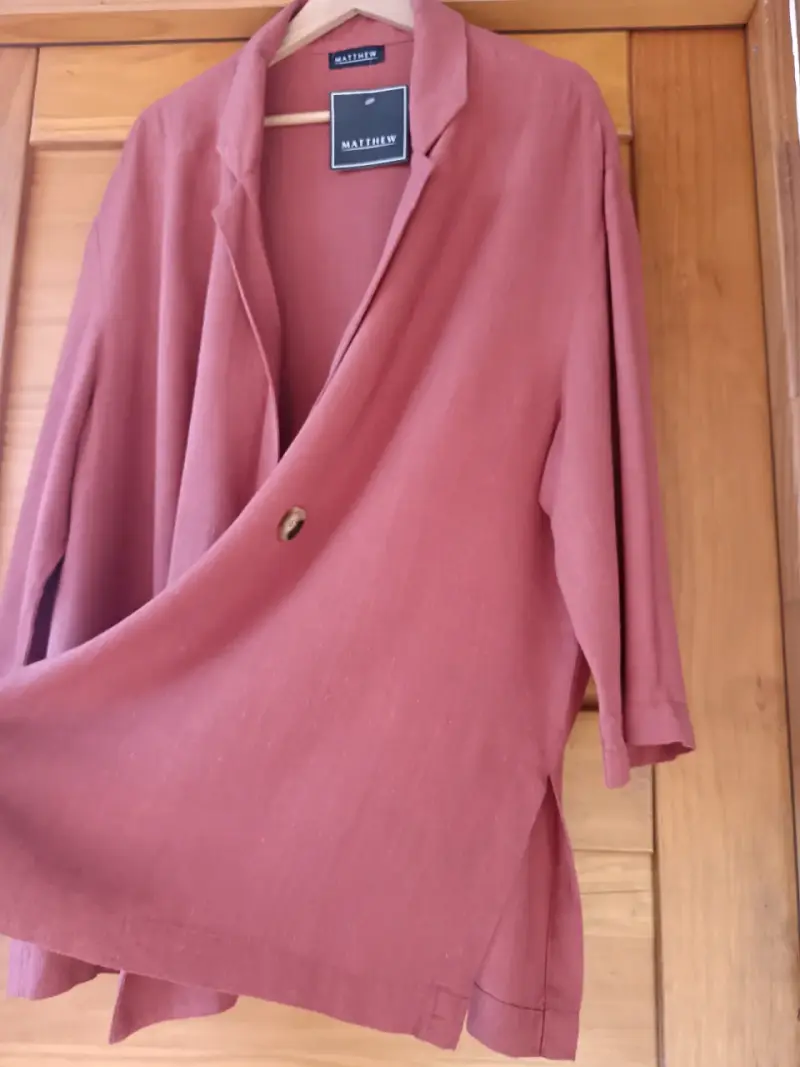 Blazer de lino color terracota Matthew - 2