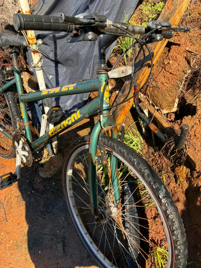 Bicicleta Bianchi MTB verde en buen estado - 3
