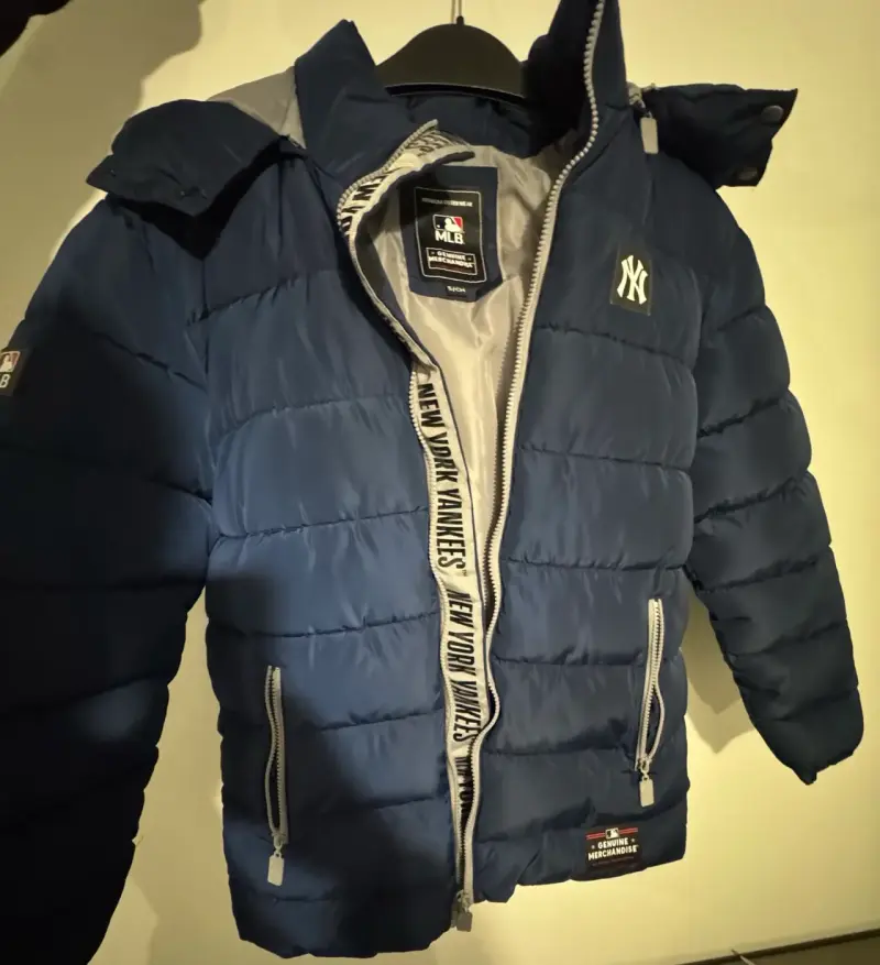 Chaqueta acolchada azul New York Yankees MLB