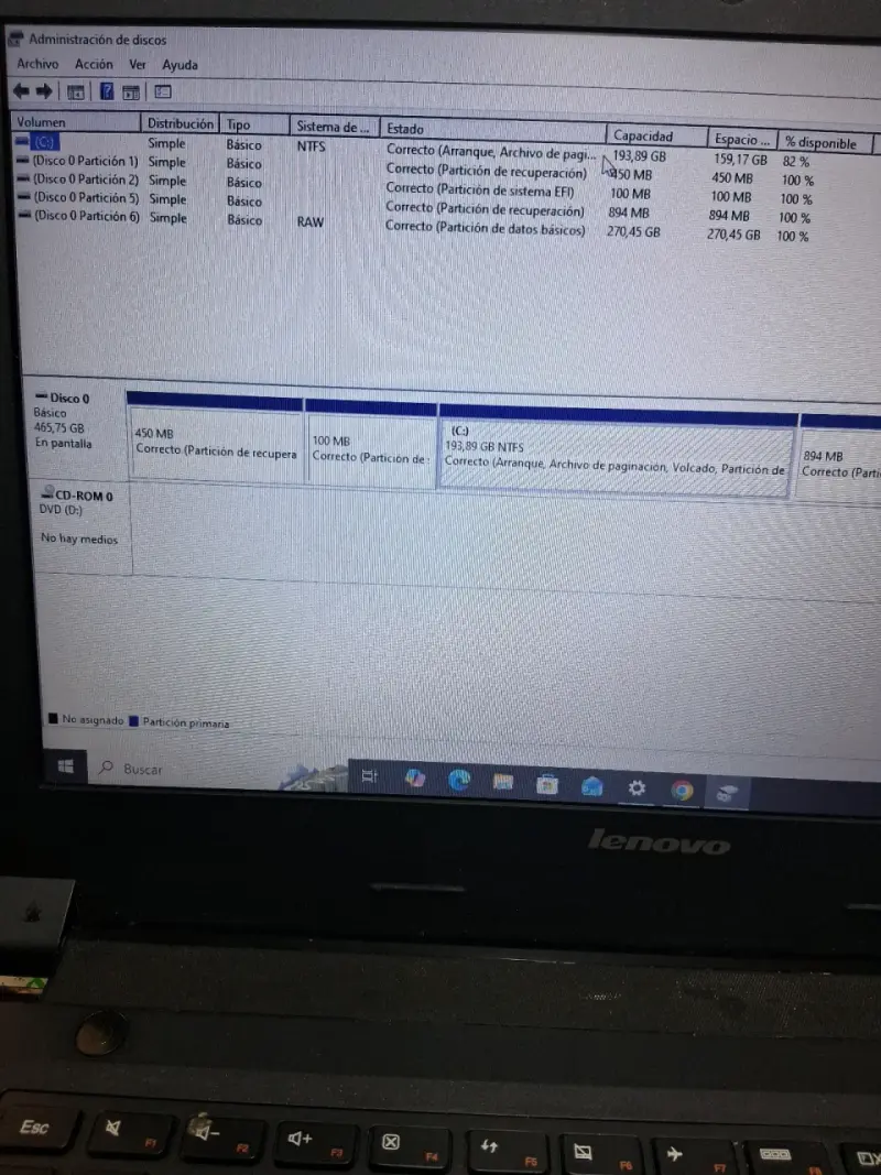 Laptop Lenovo Intel inside 8GB RAM - 4