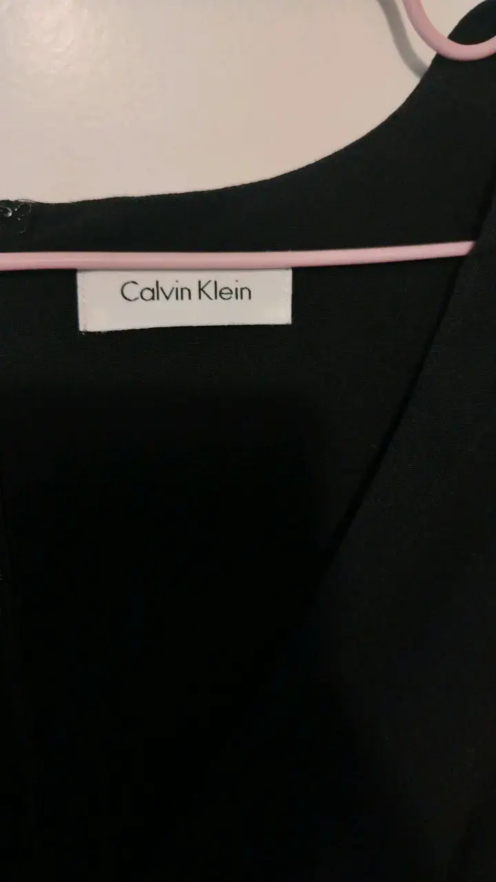 Vestido negro elegante Calvin Klein - 2