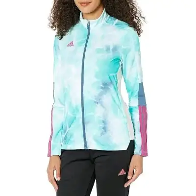 Chaqueta deportiva tie-dye Adidas para mujer - miniatura 1