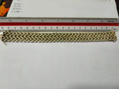 Pulsera de plata tejida artesanal - miniatura 4
