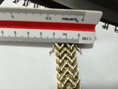 Pulsera de plata tejida artesanal - miniatura 5