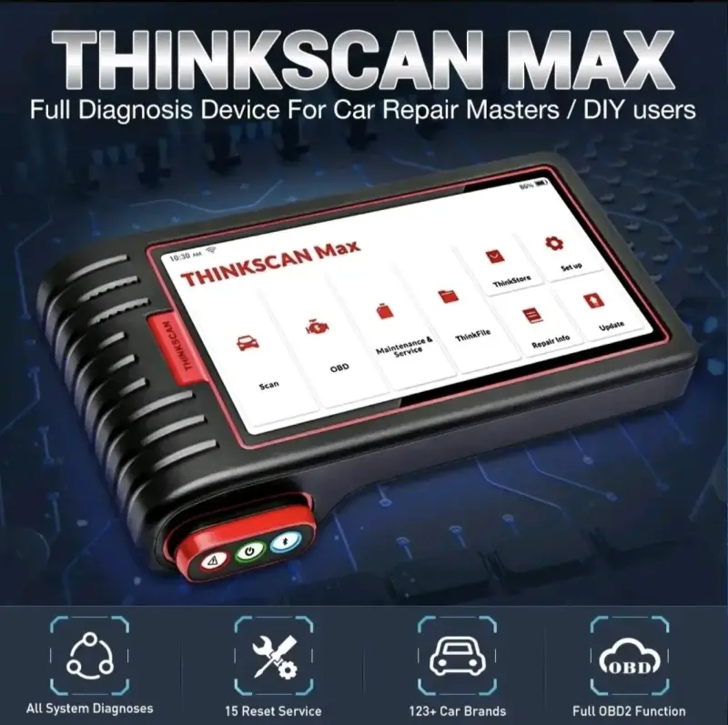 Escáner Automotriz Thinkscan Max 2 con Actualización de por Vida - 2