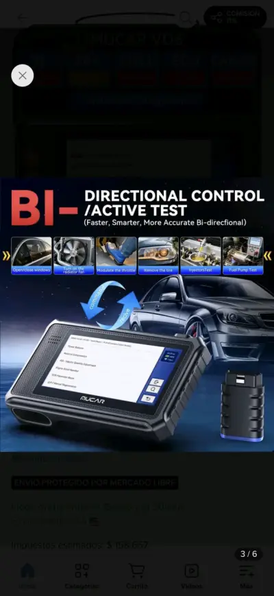 Escáner Automotriz Profesional Mucar VO6 - miniatura 3