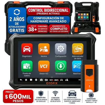 Escáner Automotriz OTOFIX D1 Lite con Pantalla 7" - miniatura 1