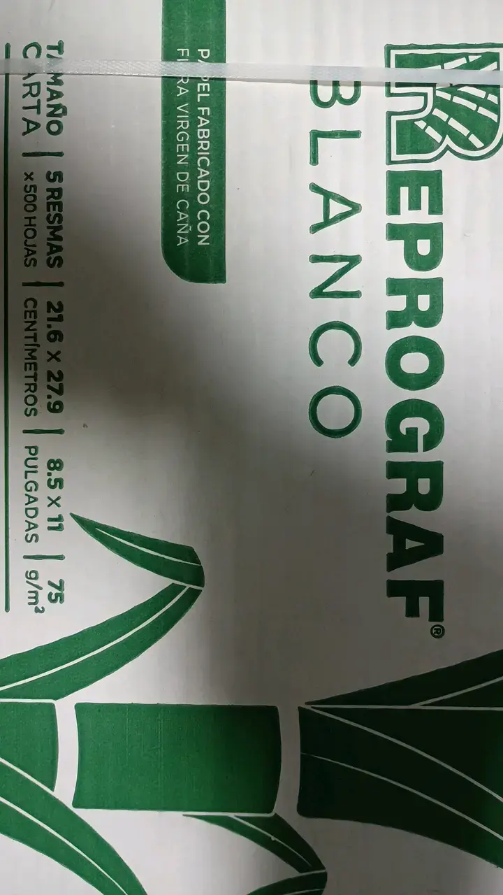 Papel Reprograf Blanco Tamaño Carta 75g/m²
