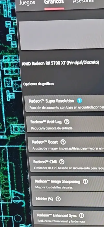 Tarjeta gráfica RX 5700 XT OC 8gb Gigabyte - miniatura 5