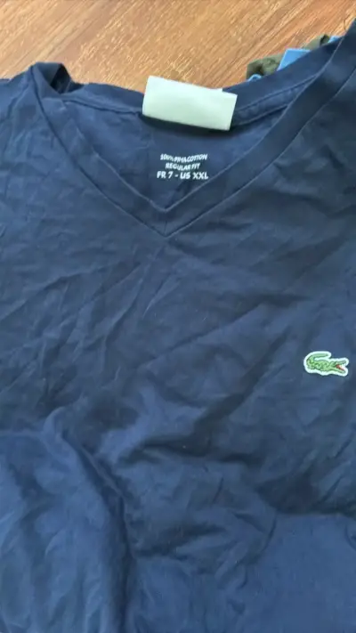 Lote de Poleras Lacoste de algodón XXL - miniatura 2