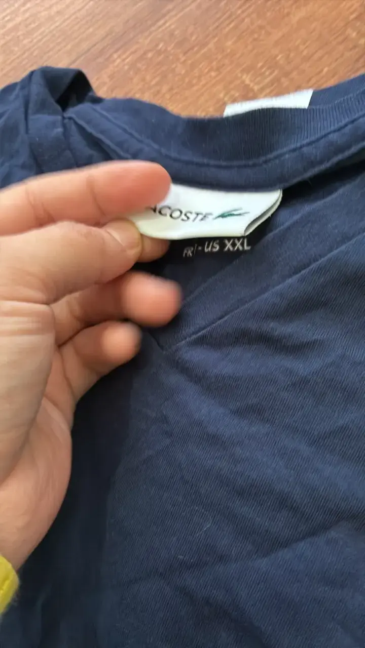 Lote de Poleras Lacoste de algodón XXL - 3