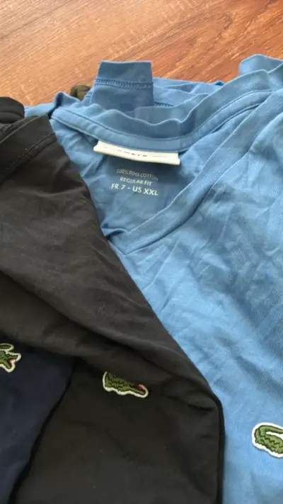 Lote de Poleras Lacoste de algodón XXL - miniatura 6