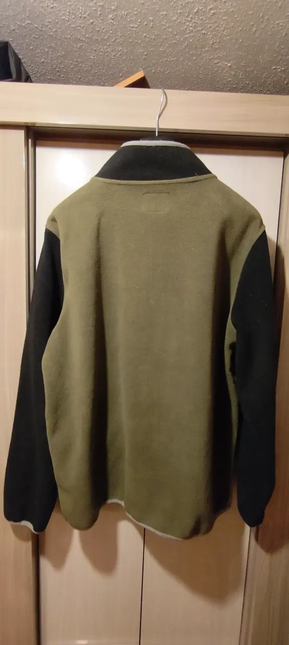 Chaqueta XL polar Sioux verde y negra - 2